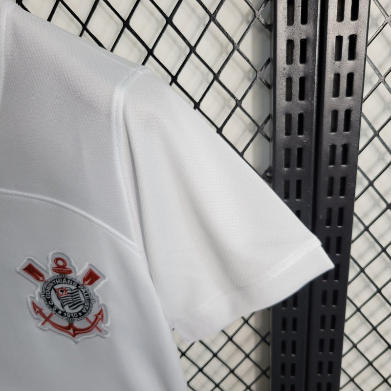 Camisa Corinthians Branco 23/24 Home 1 - Feminino