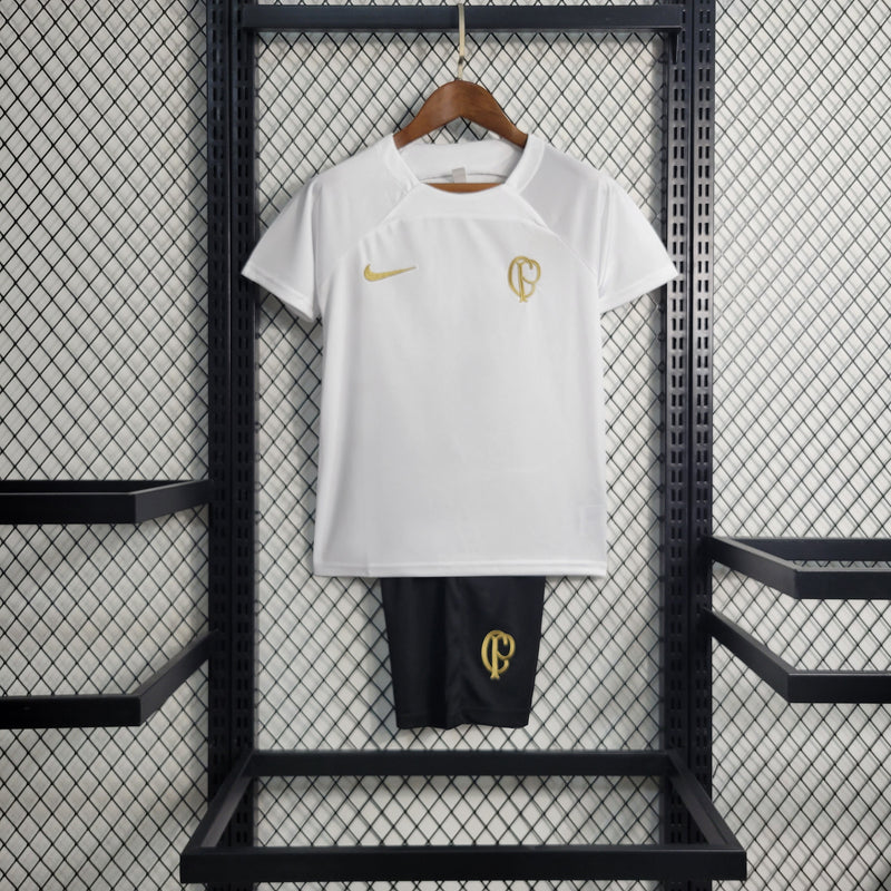 Conjunto Infantil Corinthians Branco 23/24 - Treno