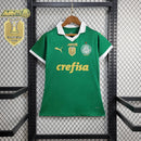 Camisa 23/24 Feminina Palmeiras Patch + all sponsors Verde