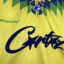Camisa 1995 Retro Brasil Amarela Corteiz