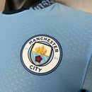 Camisa Manchester City - Versão Jogador 24/25 Home 1 - Manga Longa