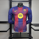 Camisa Barcelona 25/26 Casa 1 - Versão Jogador de Manga Longa