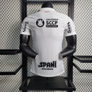 Camisa Corinthians Branca - 23/24 Casa 1 + Patrocínios Versão Jogador