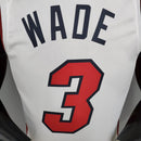 Camisa NBA - Miami Heat WADE 3 Branca