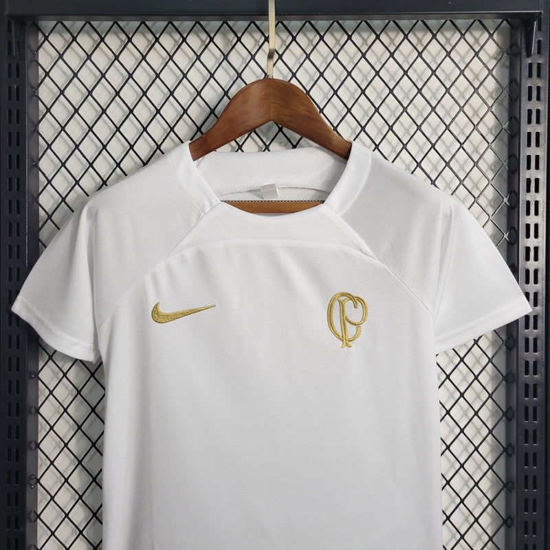 Conjunto Infantil Corinthians Branco 23/24 - Treno
