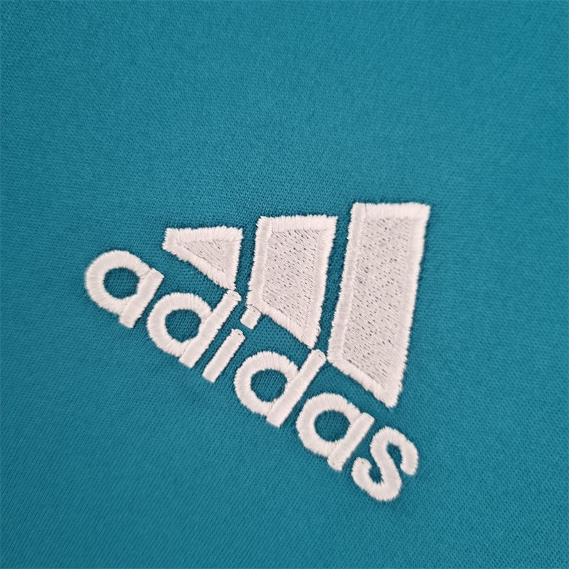 Camisa Real Madrid Azul RETRÔ 17/18 Home 2