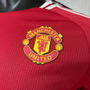 Camisa Manchester United Versão Jogador de Manga Longa - 24/25 Home 1