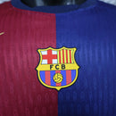 Camisa Barcelona 25/26 Home 1 - Versão Jogador de Manga Longa