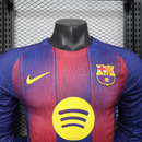Camisa Barcelona 25/26 Casa 1 - Versão Jogador de Manga Longa