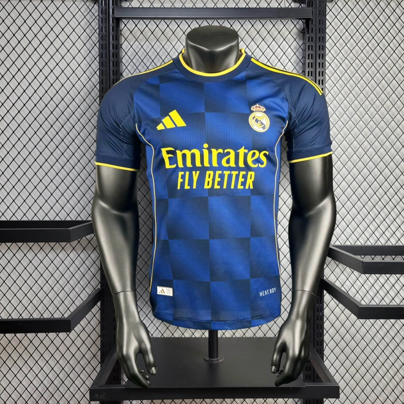 Camisa Real Madrid Azul 25/26 Treino - Versão Jogador