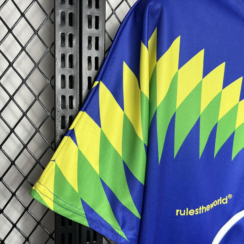 Camisa 1995 Retro Brasil Azul Corteiz