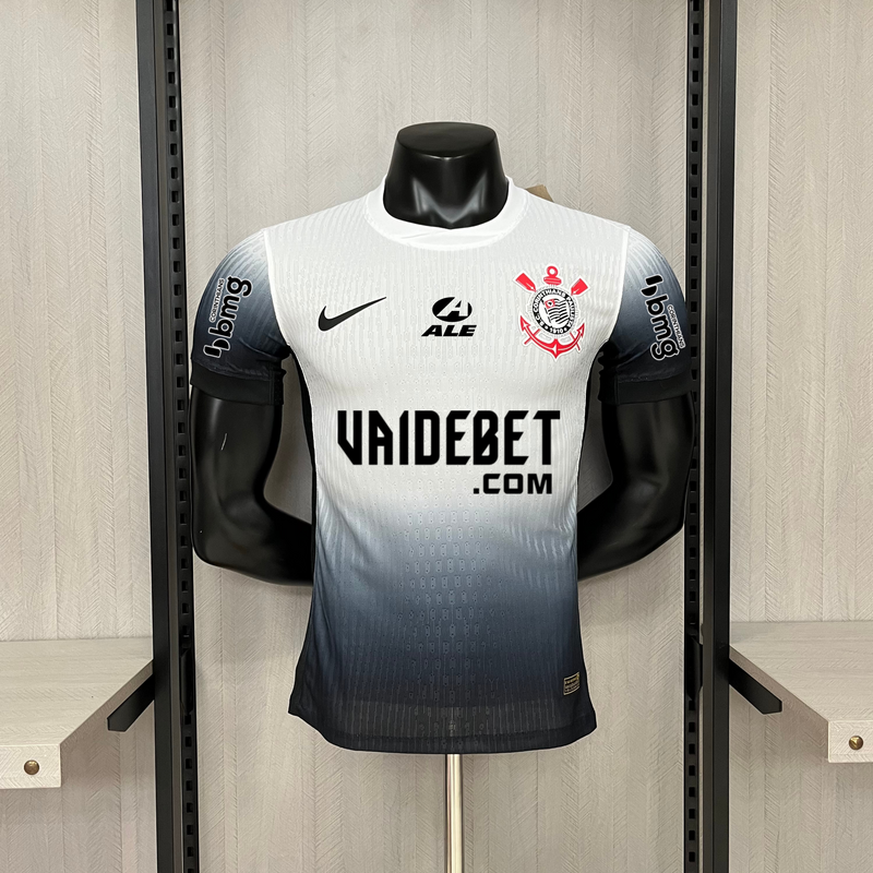 Camisa Corinthians 24/25 Home 1 Versão Jogador + Patrocínios