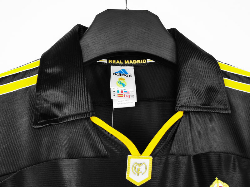 Camisa Real Madrid Preto RETRÔ 1999-2001