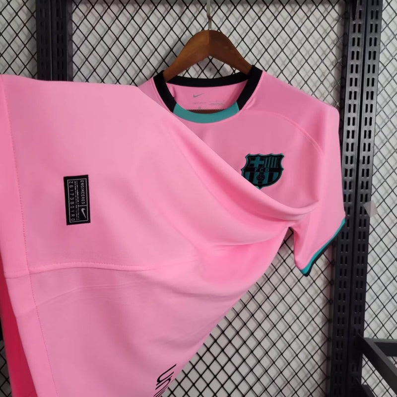 Camisa Barcelona Rosa 20/21 Home 3