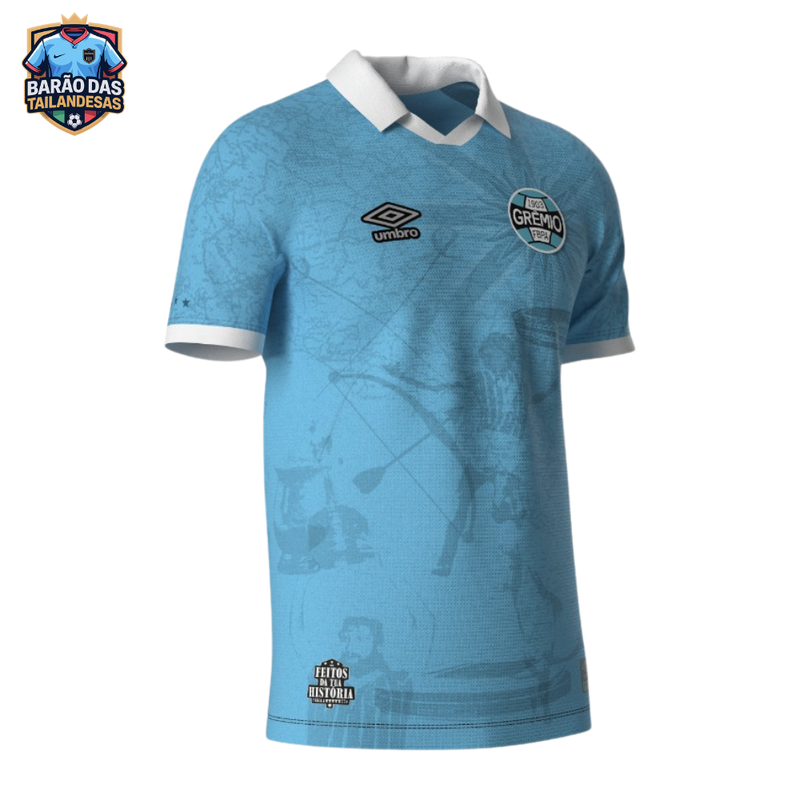 Camisa Grêmio III 25/26 Azul celeste