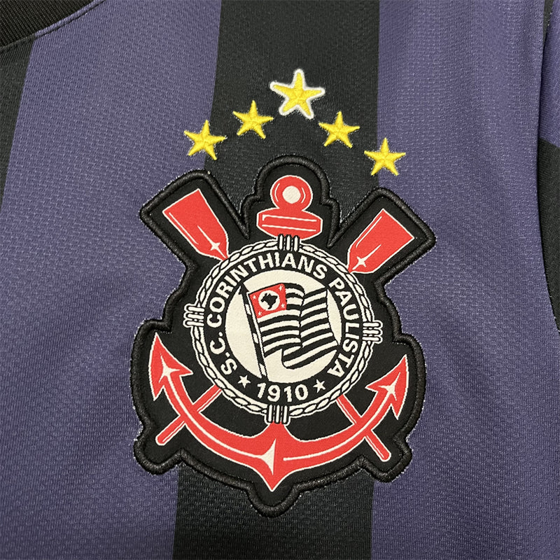 Camisa Corinthians Preta e Roxo RETRÔ 2009