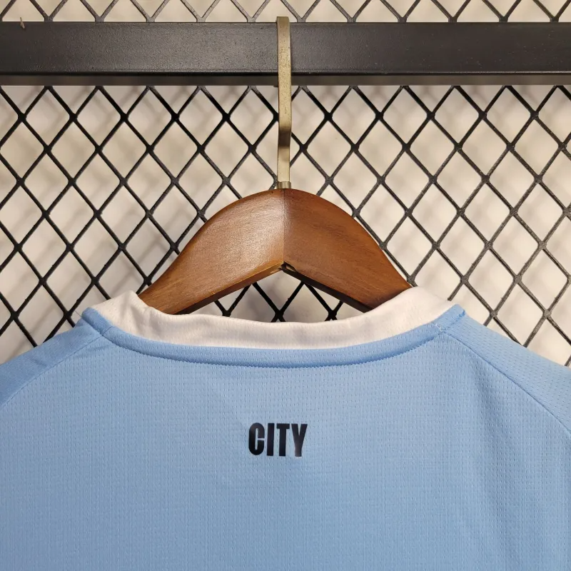 Conjunto Infantil Manchester City I - 25/26 Azul