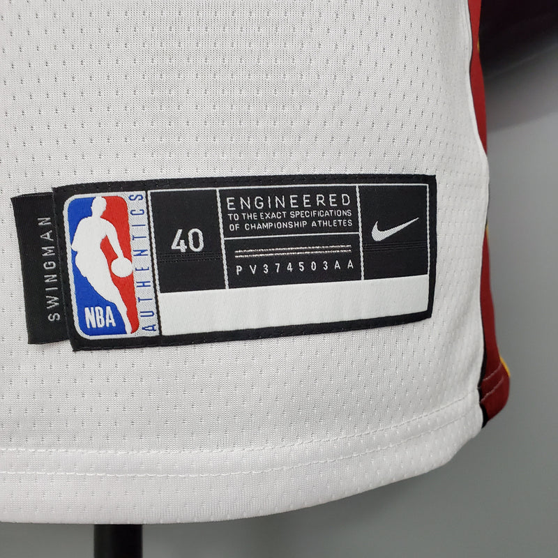 Camisa NBA - Miami Heat WADE 3 Branca