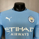 Camisa Manchester City - Versão Jogador 24/25 Home 1 - Manga Longa