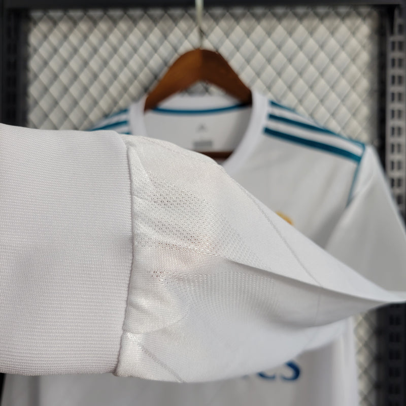 Camisa Real Madrid 17/18 Home 1 - Manga Longa