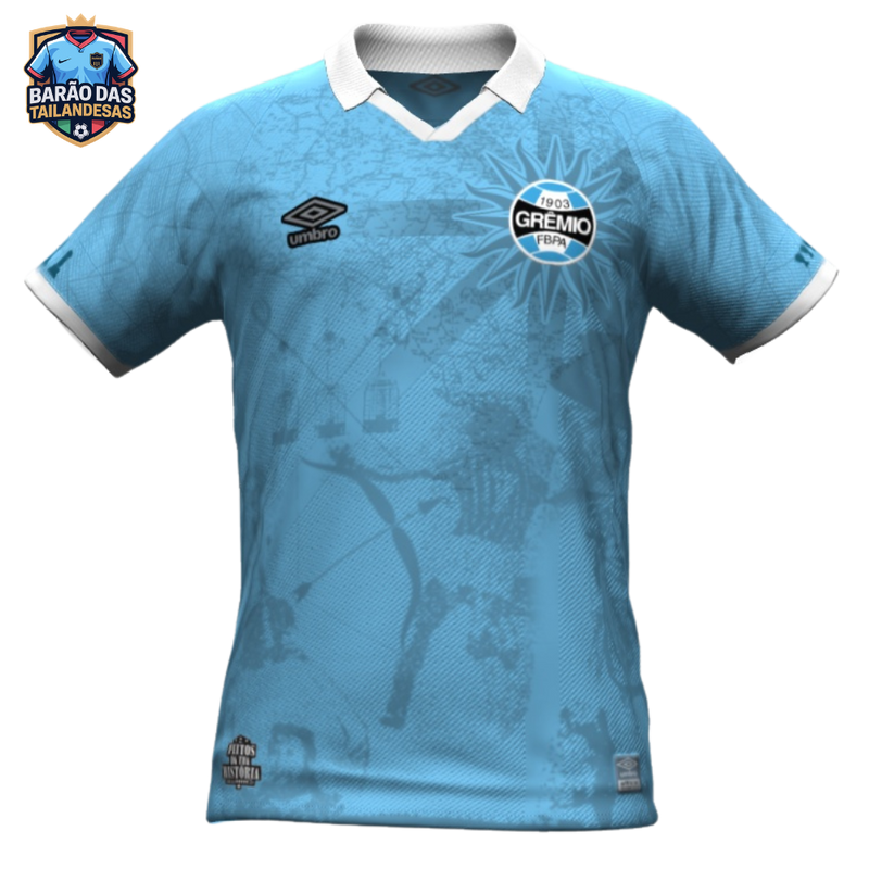 Camisa Grêmio III 25/26 Azul celeste