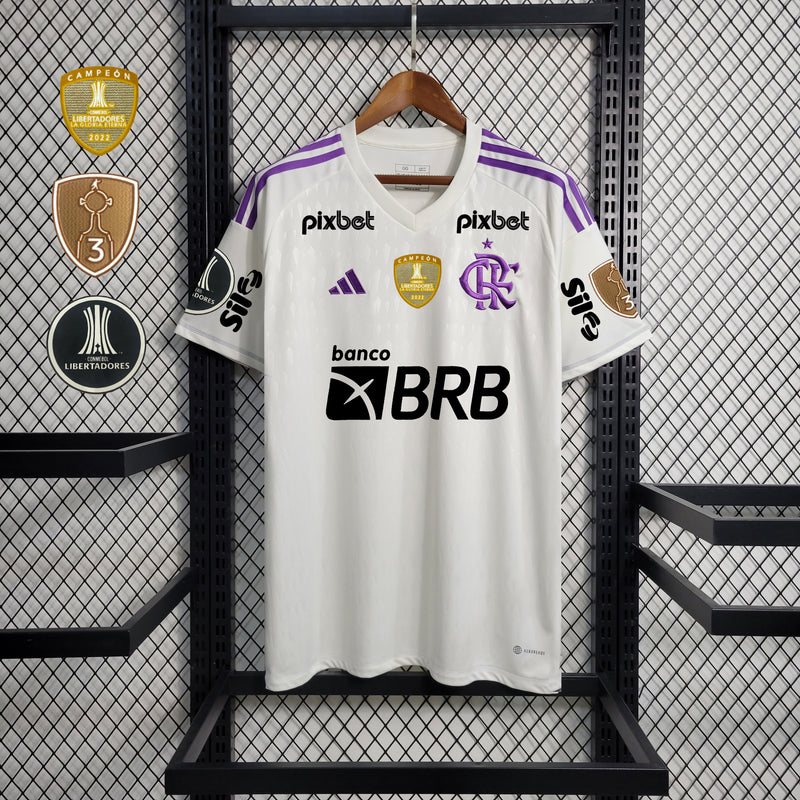 Camisa Flamengo +All sponsors Especial Edition Roxa