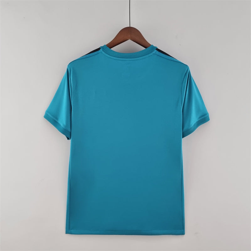 Camisa Real Madrid Azul RETRÔ 17/18 Home 2