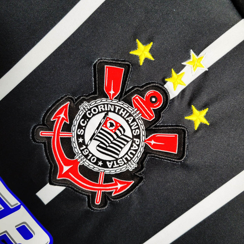 Camisa Corinthians Preta RETRÔ 2004 x Pepsi Twist