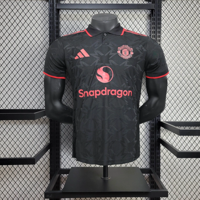 Camisa Manchester United Versão Jogador - 25/26 Polo Casual