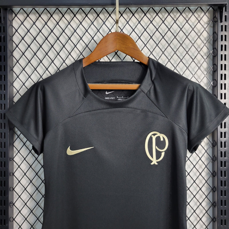 Camisa Corinthians Preto 23/24 Home 4 - Feminino