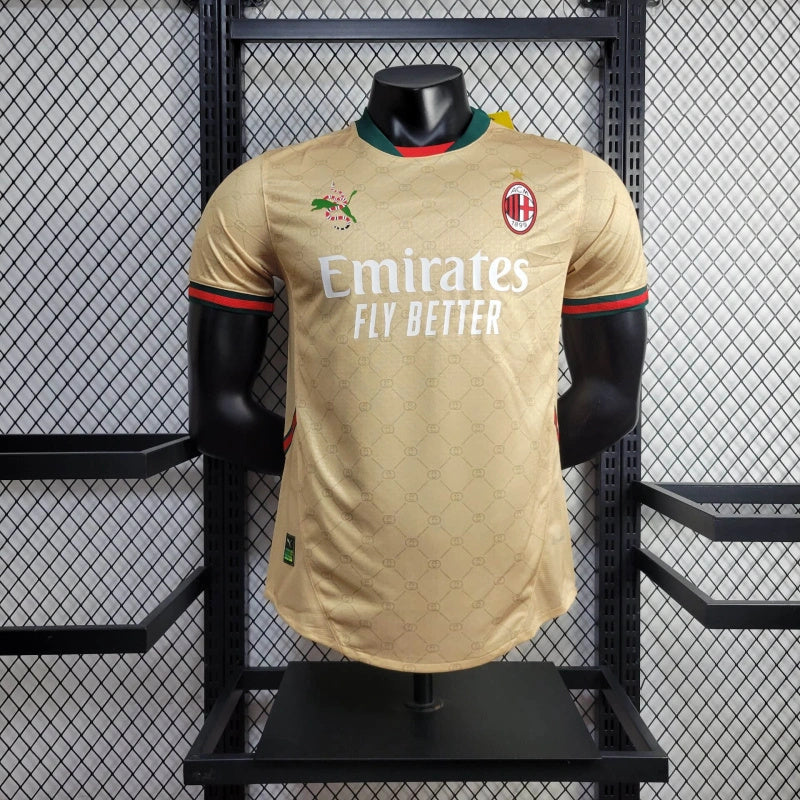 Camisa AC Milan - Versão Jogador - 24/25 - Edição Especial x Gucci