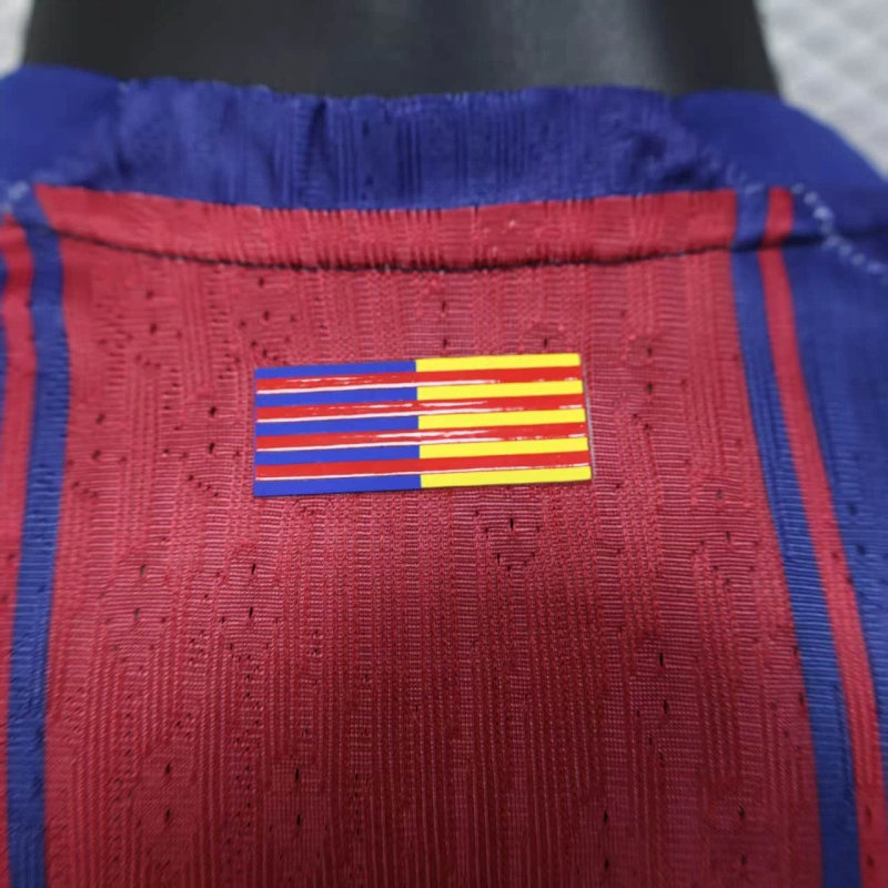 Camisa Barcelona 25/26 Casa 1 - Versão Jogador de Manga Longa