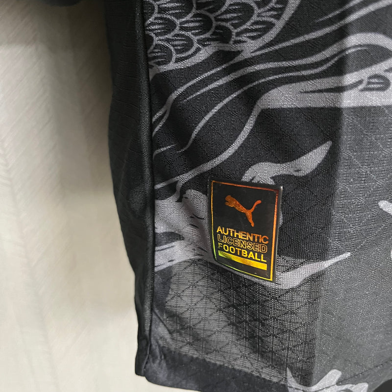 Camisa Manchester City - Versão Jogador 24/25 Edição Especial Black Dragon
