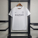 Camisa PSG 23/24 Edição Especial Balmain Branco