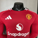 Camisa Manchester United Versão Jogador de Manga Longa - 24/25 Home 1