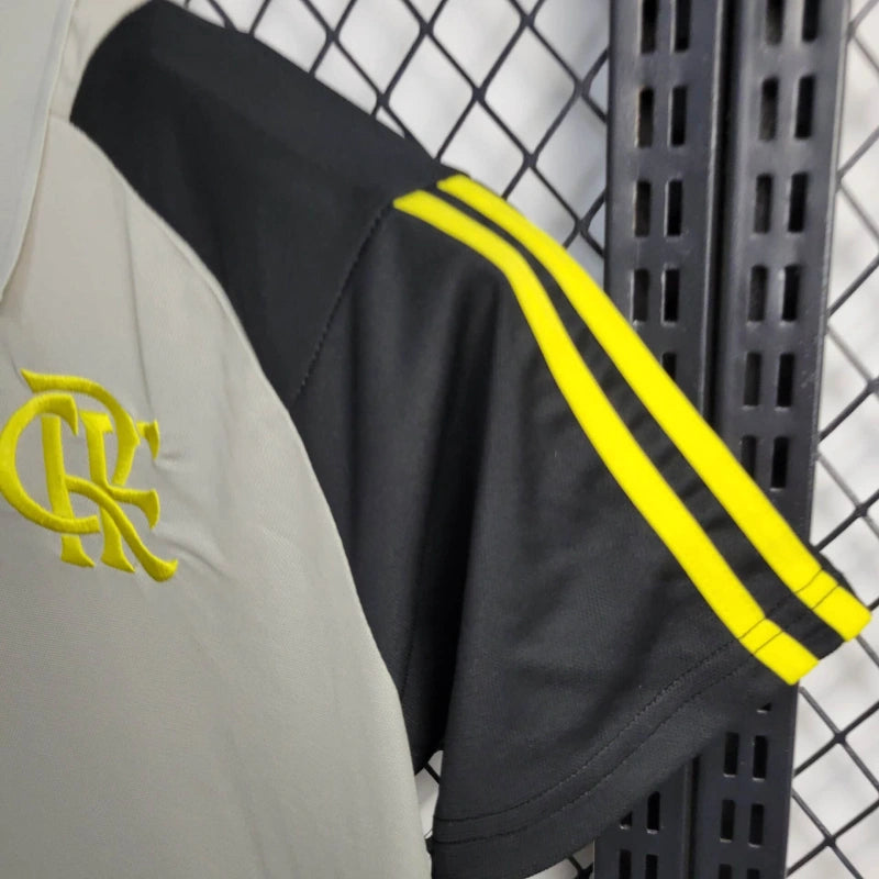 Camisa 24/25 Flamengo Cinza Polo Torcedor