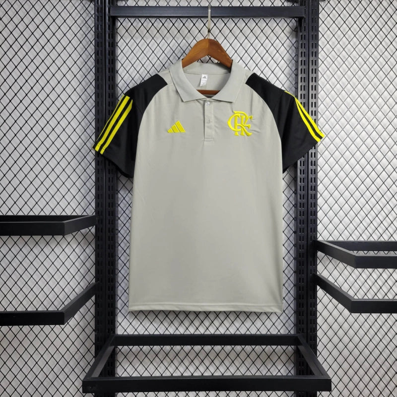 Camisa 24/25 Flamengo Cinza Polo Torcedor