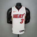 Camisa NBA - Miami Heat WADE 3 Branca