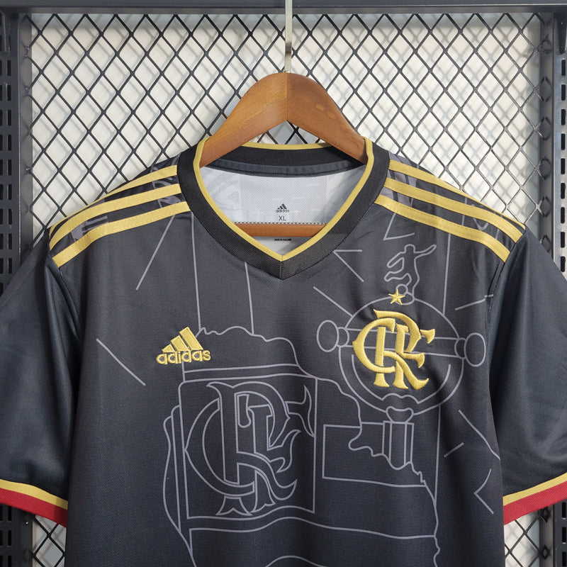 Camisa 22/23 Flamengo Champions Preta Torcedor
