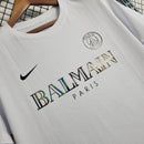 Camisa PSG 23/24 Edição Especial Balmain Branco