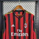 Camisa 03/14 Ac Milan Retro Manga Longa