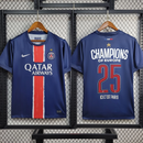 Camisa PSG 25/26 Home 1 + Campeão da Champions