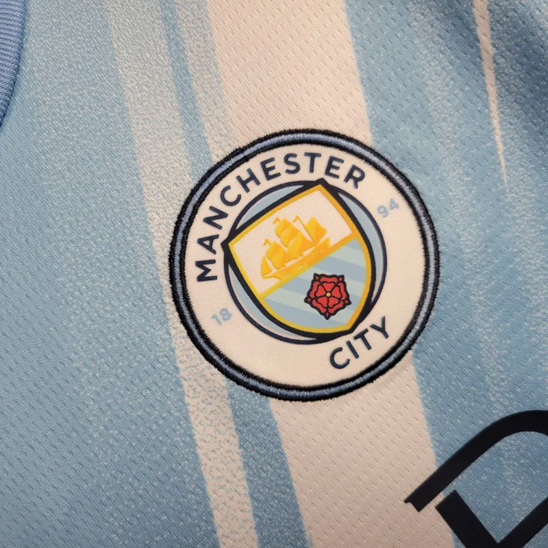 Conjunto Infantil Manchester City I - 25/26 Azul