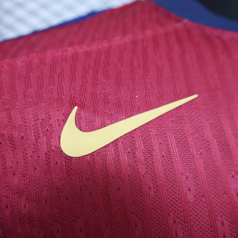 Camisa Barcelona 25/26 Home 1 - Versão Jogador de Manga Longa