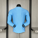 Camisa Manchester City - Versão Jogador 24/25 Home 1 - Manga Longa