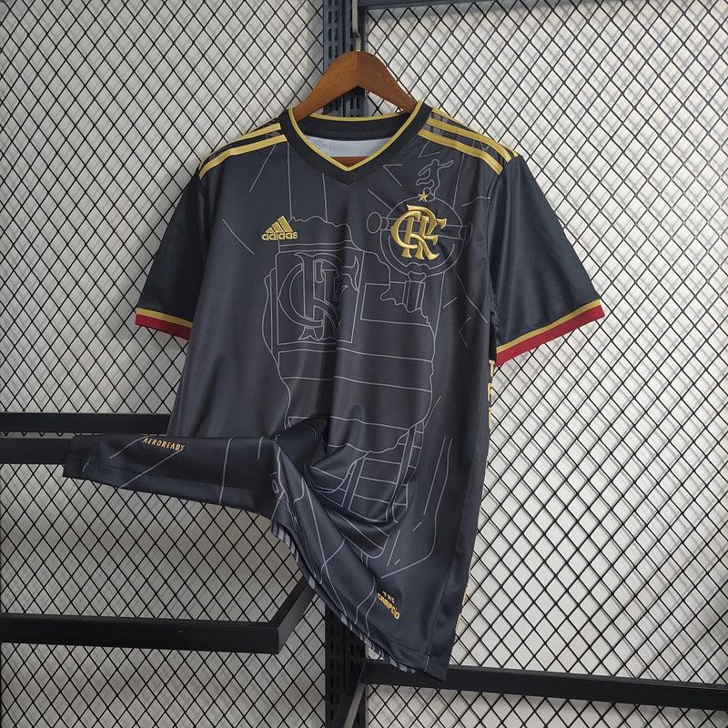 Camisa 22/23 Flamengo Champions Preta Torcedor