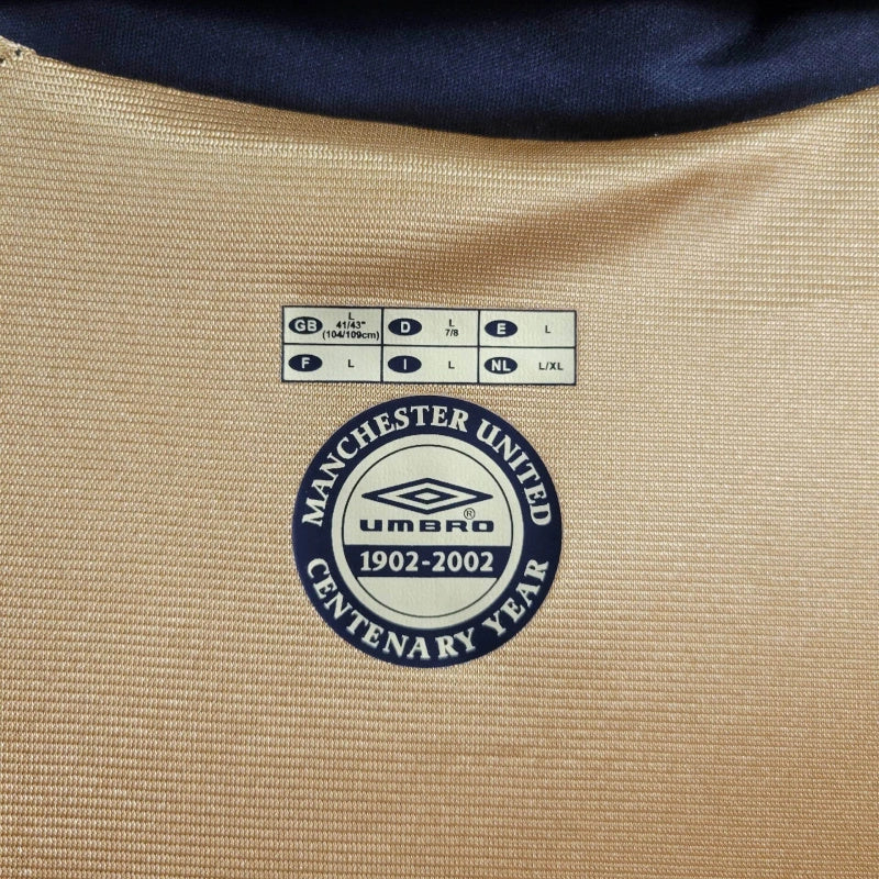 Camisa Retro 01/02 Centenary Manchester United