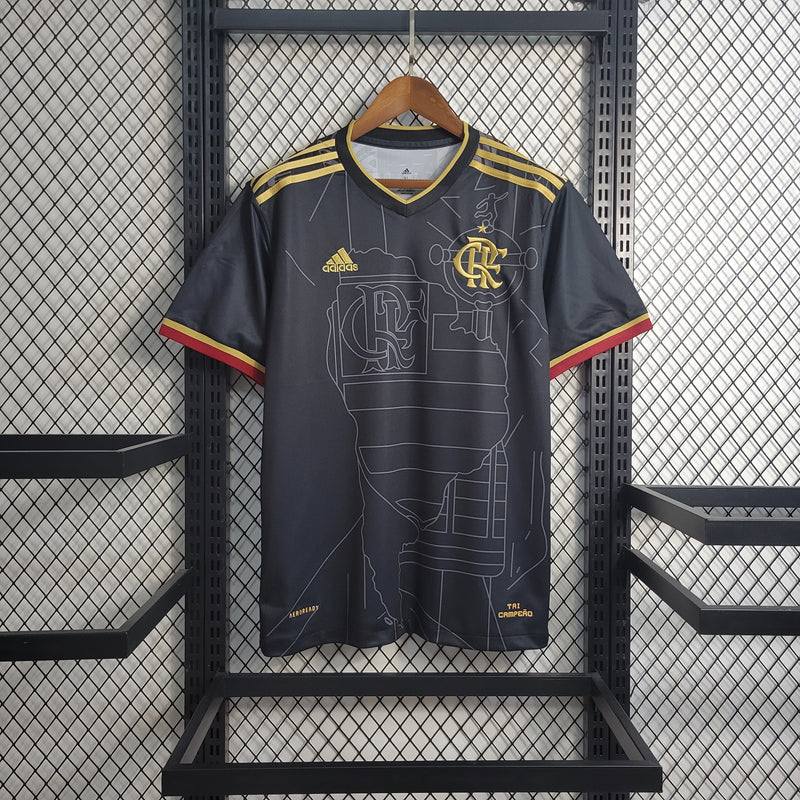 Camisa 22/23 Flamengo Champions Preta Torcedor