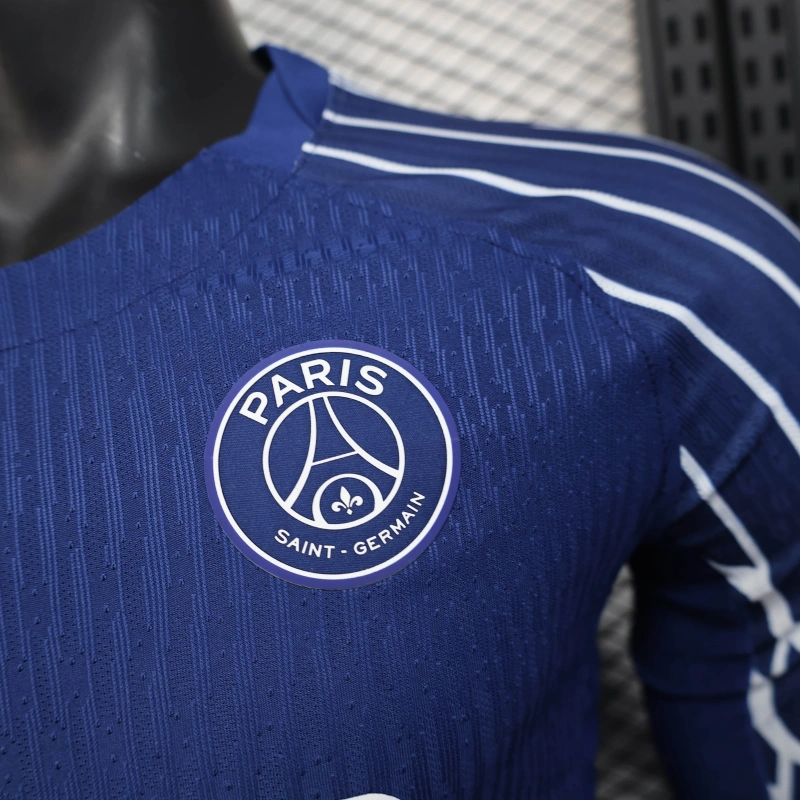 Camisa PSG 24/25 Versão Jogador - Home 4 de Manga Longa