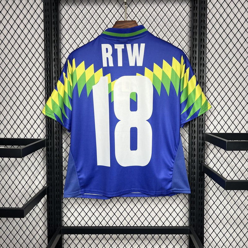 Camisa 1995 Retro Brasil Azul Corteiz